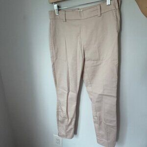 H&M Women's Stretch Pants- Beige - Pre Owned- Size 6 US- Very Good Condition
